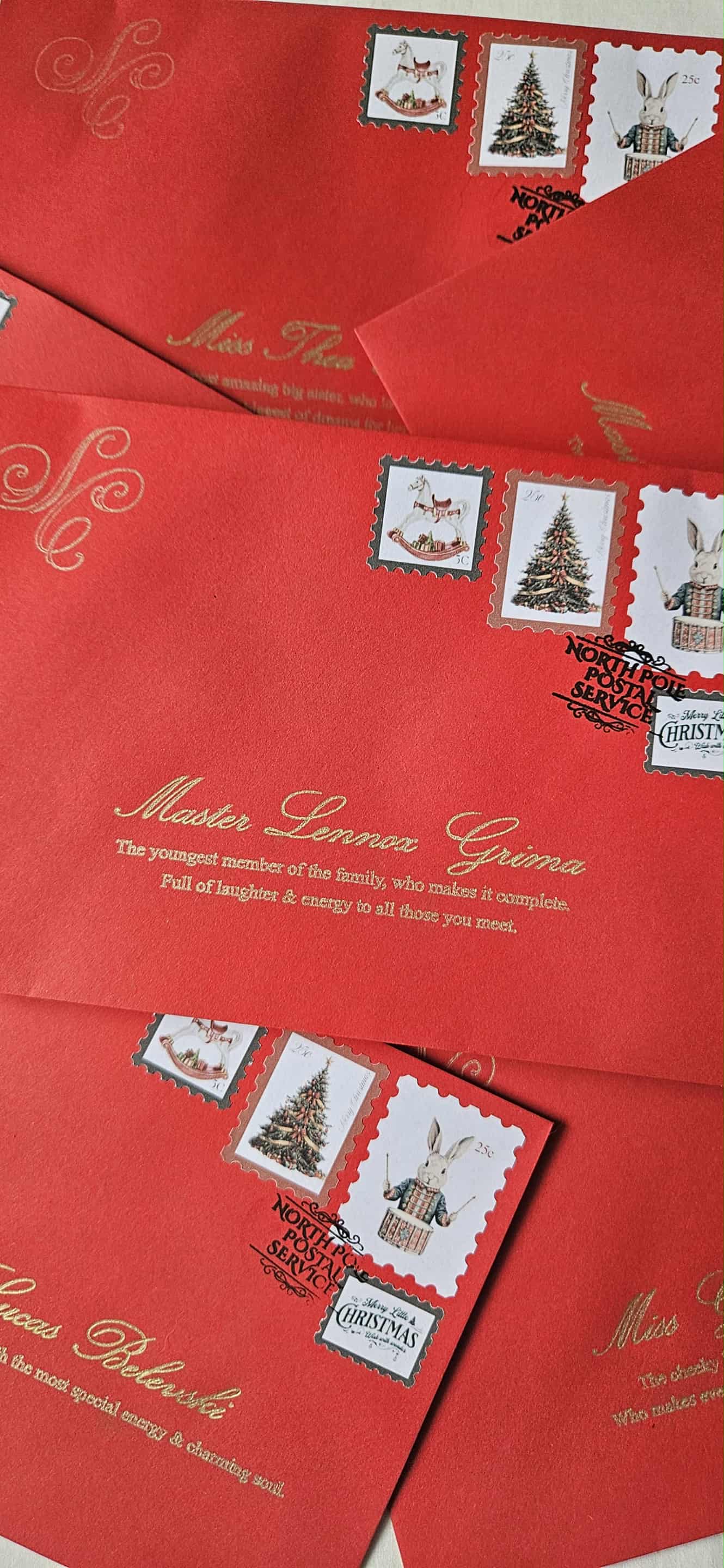 Letters from Santa and Nice List Certificate - Standard letter with Standard P.S. Message