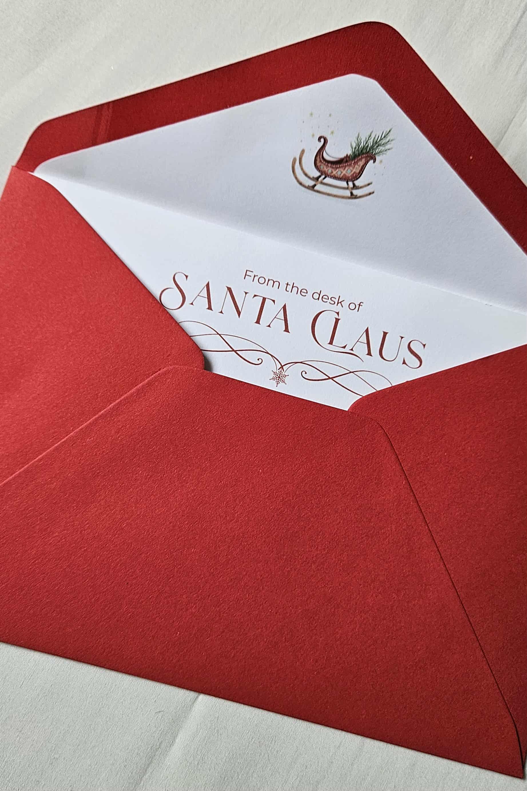 Letters from Santa and Nice List Certificate - Standard letter with Standard P.S. Message